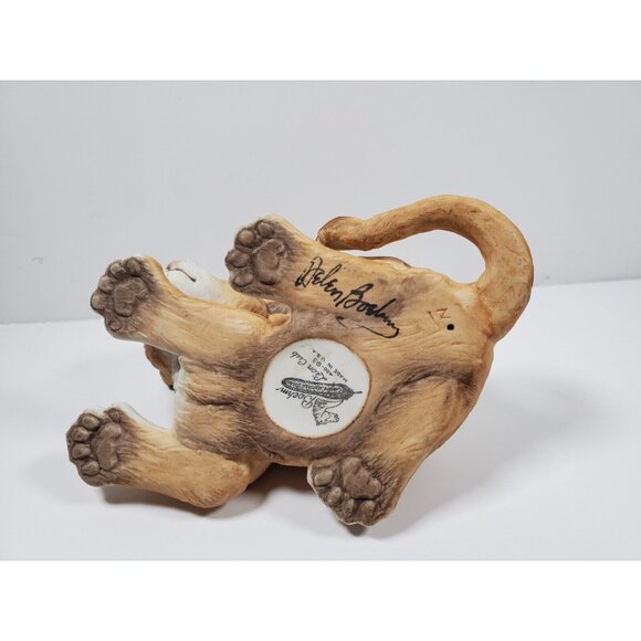 Edward Boehm Signed Autograph Lion Cub 400-93 Porcelain Figure‎ - Picture 3 of 7